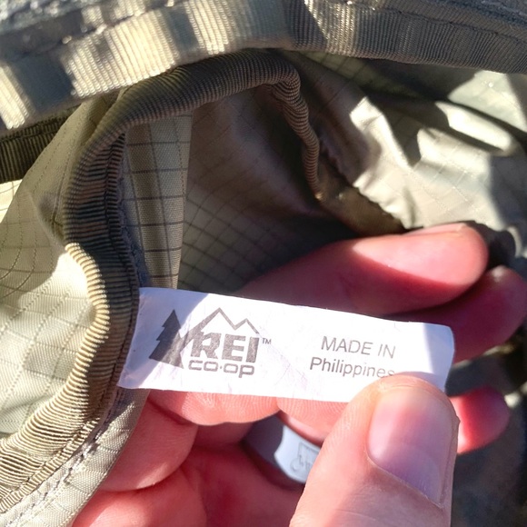 REI Olive Gray Travel Packing Cube Bag Expandable Zipper - Picture 6 of 12